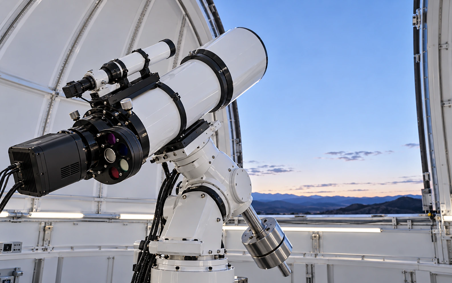 astronomy optical application scene illustration