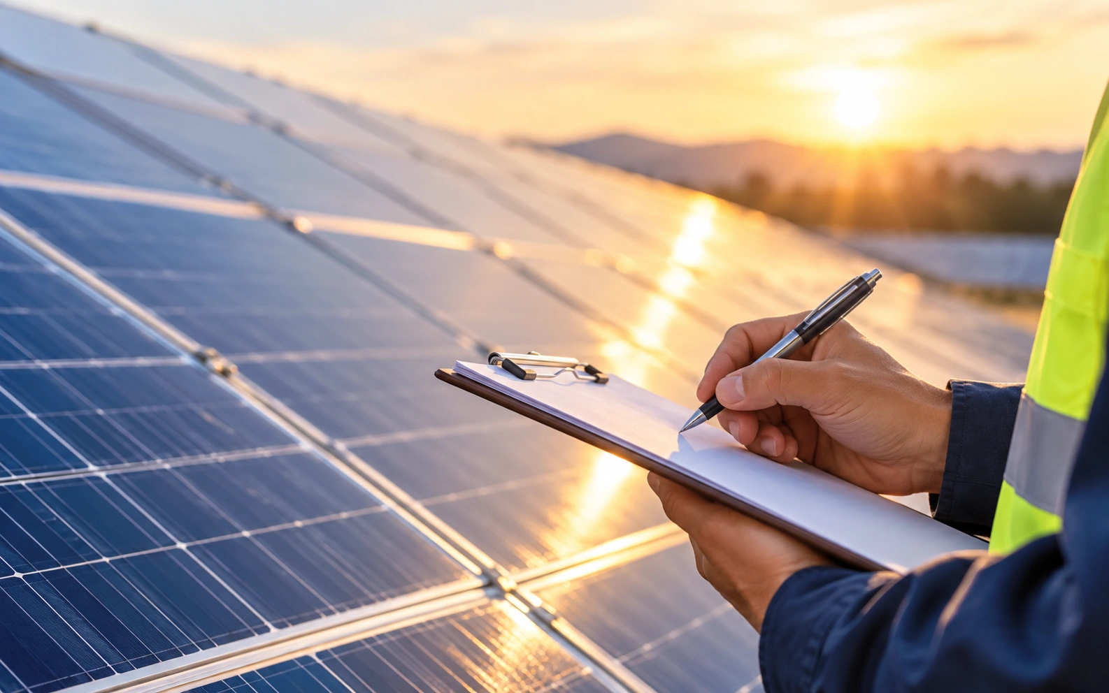 solar application scene illustration — newly generated